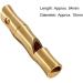 VGEBY 2Pcs Mini Survival Brass Whistles for Camping Hiking - Loud Signal Whistles - Buy Online on SooperMarket.com