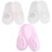 Healeved 3 Pairs Silicone Socks Moisturizing Foot Socks Soft Gel Socks Aloe Socks Spa Pedicure Socks for Women Repairing Dry Feet Cracked Heel