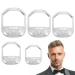Speeate 5 pieces Bartformer Schablone Bart Shaping Tool Bart Styling template Transparent Bart Former Bart Razor Supplement Spitzbart-Barter Bartschneider Razi template Set for men
