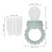 Multifunctional Green Fruit Pacifier Feeder - Relieve Sore Gums & Safely Serve Food | International Shipping - Buy Online on SooperMarket.com