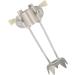 BORDSTRACT Stainless Steel 5-Prong Cane Tip Ice Grip Attachment - Anti-slip Safety Accessory for Walking Canes, Trekking Poles, and Crutches - Buy Online on SooperMarket.com