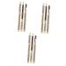 NOLITOY 6 Pcs Eyebrow Pencil Black Eyebrow Cosmetics Long Lasting Eyebrow Pencils Eyeliner Matte Miss Makeup