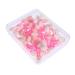 Beavorty 50pcs Double Ended Eyeshadow Brush Latex Outfit Premium Makeup Woman Makeup Tools Fan Sponge