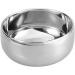 Angoily 2-Piece Foam Shell Shaving Bowl Set - Bamboo Soap Dish with Lid for Men - Premium Razor Shell for Effortless Shaving Foam - Buy Online on SooperMarket.com