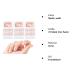 72 Pieces French Artificial Nails - Short & Medium-Sized Fake Acrylic Fingernails Set with Nail Files & Accessories for Nail Art - Perfect for All Sizes - Buy Online on SooperMarket.com