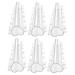 Kisangel 6 Pcs Vegetable Shaping Mold Fruit Garden Tool Cucumber Shaper Mold Star Shape Planting Supplies