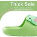 Flat Flops: Kids' Frog Green Summer Slippers - Anti-Slip Shower & Beach Sandals for Parent-Child Fun - Buy Online on SooperMarket.com