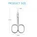 JARVISTAR Extra Fine Small Nail Scissors - Stainless Steel Cuticle Manicure Pedicure Grooming Tool for Women - Fingernail, Toenail, Eyelash, Eyebrow, Dry Skin - Curved Blade 3.66 Inch - Buy Online on SooperMarket.com