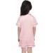 SWOMOG Kids Silk Pyjamas Short Sleeve Satin PJs Set - Sakura Pink - Ages 10-11 Years - Buy Online on SooperMarket.com