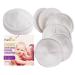 Organic Cotton Washable Nursing Pads - PureTree Reusable Breastfeeding Pads 4.5" Diameter (Pack of 10)
