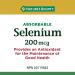 Nature's Bounty Selenium 200mcg Pills Supplement An Antioxidant for the Maintenance of Good Health Multi-colored 100 Softgels - Buy Online on SooperMarket.com