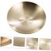 MAGICLULU Condiment Plate Cold Dish Bowl for Prep Dishes for Cooking Large Dinner Plates Tasting Dishes Sauce Serving Dishes Pinch Prep Bowls Sauce Plates Stainless Steel 304 Headset Camping 10X10X2CM Gold - Buy Online on SooperMarket.com