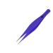 Abdul of Sialkot Pointed Tweezers Pointed Nose Tip Sharp Precision Ingrown Hair Surgical Pointed for Blackheads & Splinters/Best Tweezers for Eyebrows (Purple)