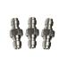 HPDAVV Double Male Quick-Disconnect Coupling Adaptor,PCP Stainless Steel Air Fill Station Tool Fittings Male Quick Disconnect Adaptor for PCP Airsoft Air Gun Foster Paintball, 1pc & 3pcs 8mm Double Male QC * 3