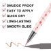 2Pcs Glitter Liquid Eyeliner Pen Set in Dark Red & Brown | Waterproof, Smudge Proof, Long Lasting | Metallic Satin Finish, High Pigmentation | Colorful Sparkle Eye Liner - 2 Count - Buy Online on SooperMarket.com