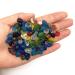 Natural Stone Coloured Glaze Tumbled StoneHome Decor Garden Flower Decorative Can be Used for (Size : 200G) ningxiao (Size : 150G)