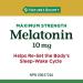 Nature's Bounty Melatonin 10mg 120 Count Value Size Helps Reset Body's Sleep-Wake Cycle Reduce Effects of Jet-lag Reduce Time it Takes to Get to Sleep & Time Release Vitamin B-12 Tablet 1500 mcg - Buy Online on SooperMarket.com