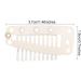 Hair Extension Clip 10 tooth Design Wig Clip Durable and Safe Functional for Wigs Hair Weaving for Most People(creamy-white) - Buy Online on SooperMarket.com