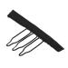 100 Pieces Wig Clips - 3 Teeth Black Stainless Steel Wig Accessories for Hair Parts & Caps - Buy Online on SooperMarket.com