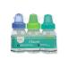 Evenflo Baby Big Boys' 3-Pack Baby Bottles - Mint/Blue one Size