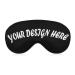 Custom Personalized Blindfold Add Your Name Picture Logo Text Photo Customized Funny Sleep Mask Eye Mask for Nighttime Sleeping Rest Home Office Black 1 Count (Pack of 1)
