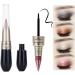 6PCS/SET 2 In 1 Double Eyeliner Eyeshadow Combination Waterproof Black Eye Liner Pen Quick Dry Colorful Eyeshadow High Pigmented Eye Powder Cosmetic Set eyeliner waterproof - Buy Online on SooperMarket.com
