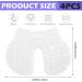 UPIQNG 4 Pcs Shot Pain Reducer Reusable Pain Relief Sheet Hurt Blocker Plastic Immunization Shooting Assist Shot Pain Blocks for Adults Kids White - Buy Online on SooperMarket.com