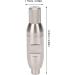 Ergonomic Manual Nose Hair Trimmer - Portable Stainless Steel Design for Men & Women - Easy Clean & Tidy - Buy Online on SooperMarket.com