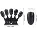 4 Colors Nail Color Card - 50 pcs Nail Art Practice Tips for Manicure Polish Gel Display Tool (2# Black) - Buy Online on SooperMarket.com