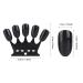 Nail Art Tips - 10pcs Black Nail Sticks Display for Polish & Gel - Perfect Manicure Practice Tool - Buy Online on SooperMarket.com
