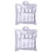 Netagon 9 Piece Travel Bottle Set Leak Proof Clear Toiletries Containers with Clear Airport Bag Case Perfect for Travel Holidays Swimming Camping Trips (2 Packs -18 PCE) 2 Packs (16 Pce)