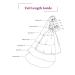 Cathedral Length Lace Bridal Wedding Veil with Comb - Floral 118 Headpiece for Women (White-2) - Buy Online on SooperMarket.com