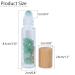 10 Pack 10ml Clear Glass Roller Bottles with Gemstone Roller Balls and Bamboo Lid - Healing Crystal Chips Inside - Buy Online on SooperMarket.com