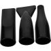 Angoily 15 Pcs Pet Water Blower Hairdryer Diffuser Accessories Hair Styling Nozzle Hair Dryer Front Nozzle Hair Dryer Attachment for Blow Dryer Blow Dryer Nozzle Modeling Abs Round Mouth 12.00X6.10X4.00CMx5pcs Blackx5pcs - Buy Online on SooperMarket.com