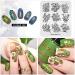 Alexnailart Nail Stamping Plate FL016 - Multi-Pattern Stamping Template for Image Print Nail Art Design - Nail Stamper & Scraper Nails Tool - Buy Online on SooperMarket.com
