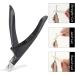 Professional Rustproof Nail Clippers for Acrylic Gel Nails - Black - Buy Online on SooperMarket.com