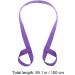 Garneck Adjustable Cotton Yoga Mat Carrier Sling - Extra Long Strap for Yoga Exercise - Black Lavender - Buy Online on SooperMarket.com