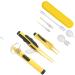FRCOLOR 2pcs Ear Wax Removal Kit with LED | Ear Cleaning Tool Set | Yellow | 14x2x2cm - Buy Online on SooperMarket.com