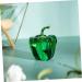 Alipis Office Decor Decorations for Home Crystal Figurines Living Room Chili Vegetable Household Fake Fruit Green 6.3x4.5cm - Buy Online on SooperMarket.com