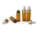 Enslz 15 Mini Amber Glass Bottles (5ml) - Refillable Essential Oil Perfume & Cosmetics Storage with Golden Screw Caps - Perfect for Samples & Travel - Buy Online on SooperMarket.com