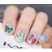 Alexnailart Butterfly Nail Stamping Plate - DIY Manicure Stencil Tools (NA001) - Buy Online on SooperMarket.com