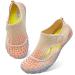 Swim Water Shoes for Women Men Quick Dry Barefoot Aqua Sneakers Shoe for Beach Hiking Diving Boating River Outdoor Water Sports 8 Women/6.5 Men Ty1 Velabeige