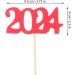 HOLIDYOYO 12pcs 2024 Graduation Season Cake Insert Graduation Cake Toppers Graduation Party Decorations Top Hat Party Supplies Grad Party Cupcake Topper Paper Cup Dessert Props Red - Buy Online on SooperMarket.com