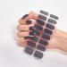 8 Sheets 128 Pieces Full Cover Nail Art Stickers - Self-Adhesive Solid Color Strips for Women | Real Nail Polish Decal Strips - International Shipping Available - Buy Online on SooperMarket.com