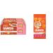 IAMS Perfect Portions Wet Cat Food (Chicken & Salmon) + IAMS Proactive Health Adult Dry Cat Food with Salmon Cat Food + Cat Food with Salmon Chicken and Salmon 75 g (Pack of 12)