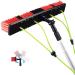 photovoltaic cleaner window cleaning pole Photovoltaic Panel Cleaning 3-12M Water Fed Telescopic Brush Window Clean Extendable Cleaner Conservatory Roof Cleaning Tools/8M Rod/30Cm Brush H 5m Rod 30Cm Brush Head