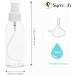 Symbah Small Spray Bottle 100ml Atomiser fine plastic Refillable Mist Empaty Spray Bottles for Traveling Make-up Skincare Cleaning Liquids 3 PCS with Funnel - Buy Online on SooperMarket.com
