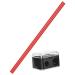PLAFOPE 1 Set smudge proof eyebrow pencil red wood brow pencil dark brown eye brow pencil 1 count (Pack of 1) Red