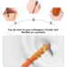 Professional Double-End Earwax Removal Tool Set - Spiral Remover with Storage Pick - Orange Dark Grey - 4 Sets - Buy Online on SooperMarket.com