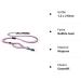 Ezydog Jogging Leash for Small & Medium Dogs - Reflective Elastic 210cm Bungee Jogging Leash - Perfect for Runners - Bubblegum Color - Buy Online on SooperMarket.com